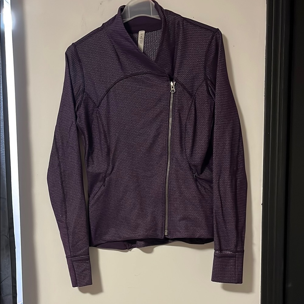Lululemon Athletica Purple Bomber Jacket